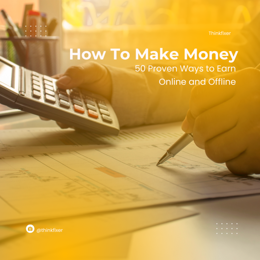 white and yellow simple financial planning services instagram post