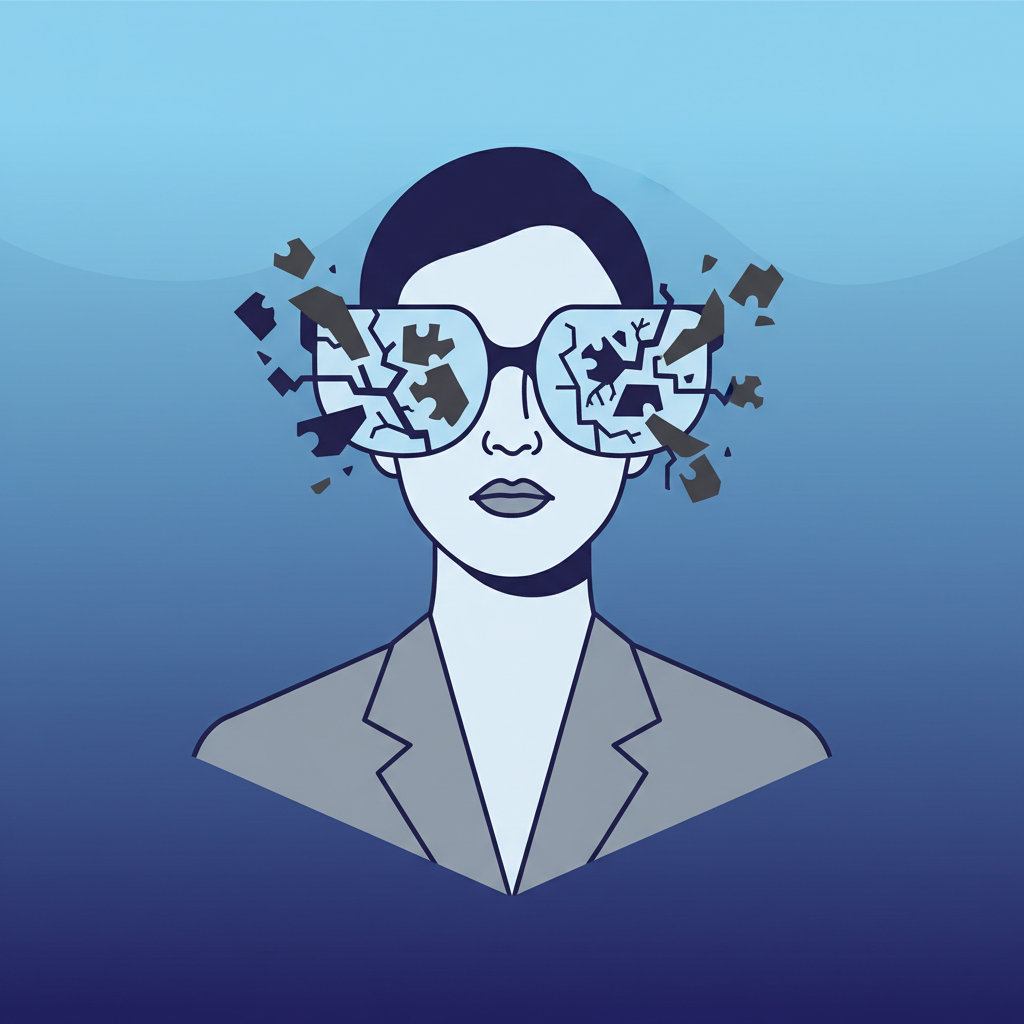 illustration showing broke money mindset vs wealth mindset