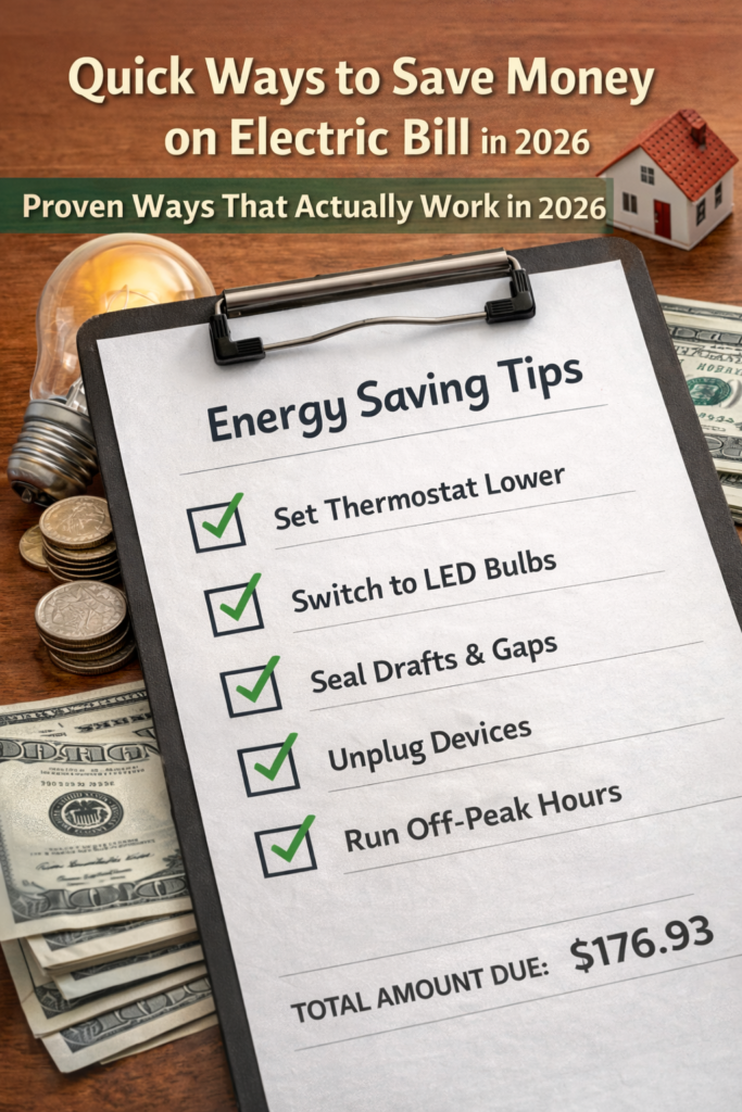 How to Save Money on Electric Bill