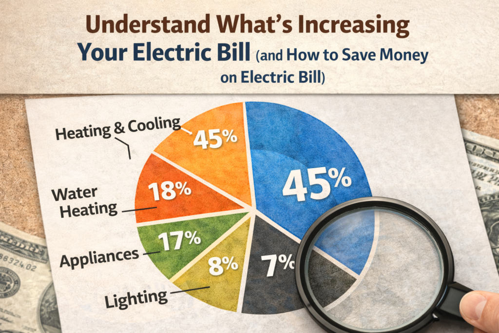 Understand What’s Increasing Your Electric Bill (and How to Save Money on Electric Bill)