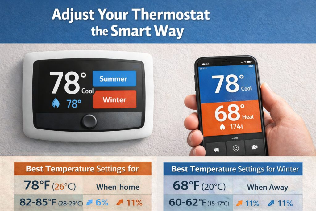 Adjust Your Thermostat the Smart Way