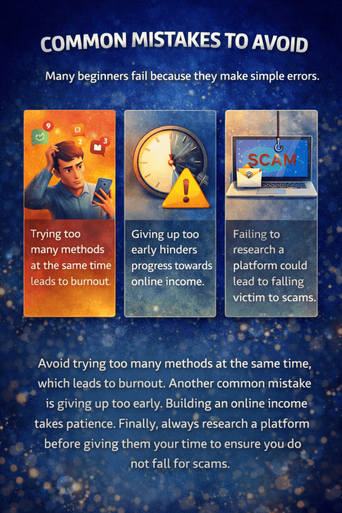 how to make money through phone common mistakes beginners should avoid