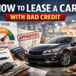 How to lease a car with bad credit showing car lease approval documents credit score and vehicle