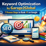 keyword optimization by garage2global strategy showing SEO growth, keyword research, and ranking improvements